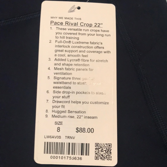 Lululemon crop pants - Picture 2 of 4